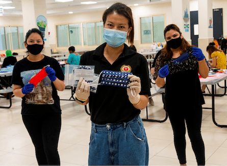Transguard Site-Based Employees Volunteer to Sew Masks for their Colleagues